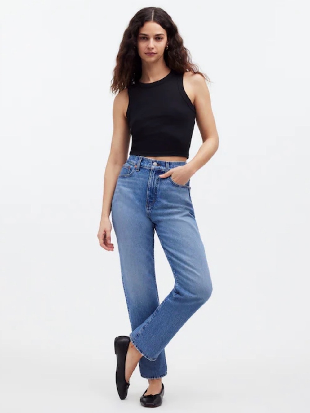 Madewell Supima® Rib Crop Tank
